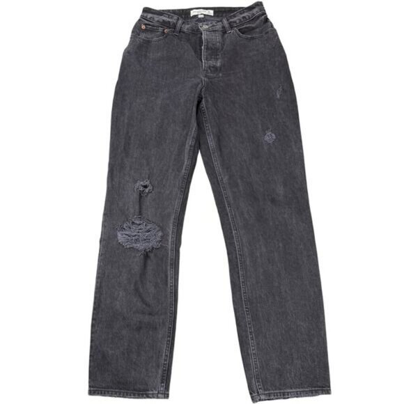 ABERCROMBIE & FITCH The Dad High Rise Curve Love Jean Size 26 - Picture 2 of 7